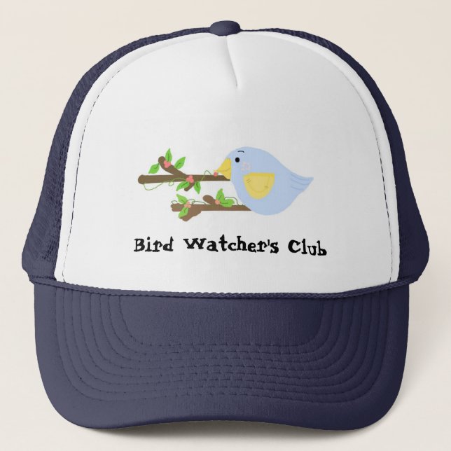 Bird Watcher's Club Trucker Hat (Front)