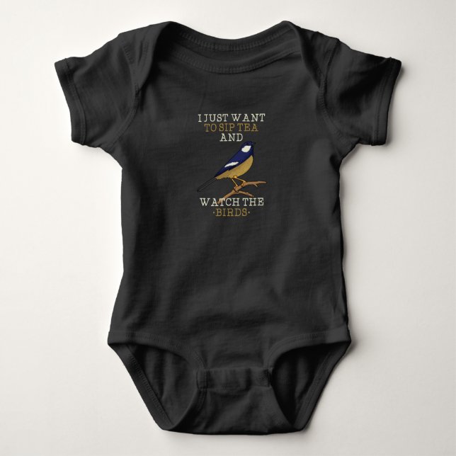 Bird Watching Baby Bodysuit (Front)
