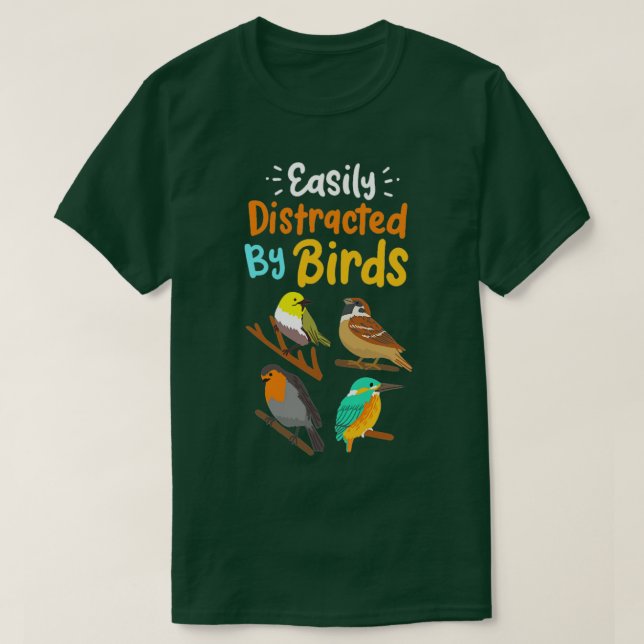 Bird Watching Birding Bird Lovers Gift T-Shirt (Design Front)