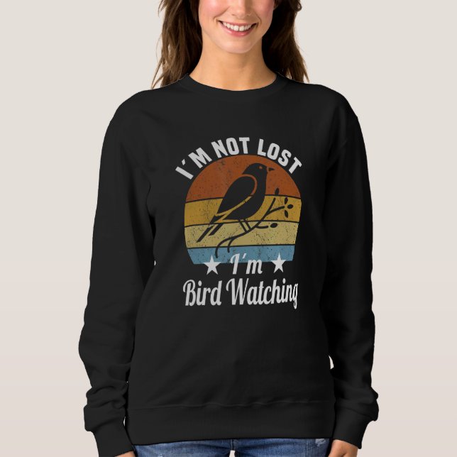 Bird Watching Birding Birdwatching 2 Sweatshirt (Front)