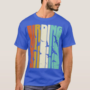 Bird Watching Birding Retro  T-Shirt
