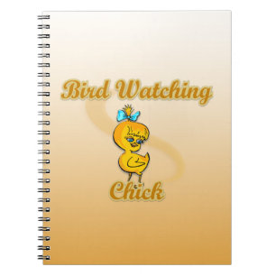 Bird Watching Chick Spiral Notebook