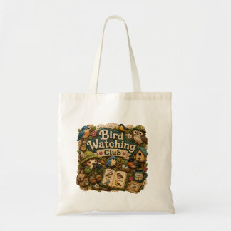 Bird Watching Club Tote Bag | Cute Bird Lover Gift