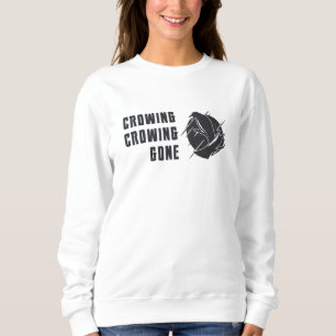 Bird Watching Crowing Gone Funny Bird Watcher Sweatshirt