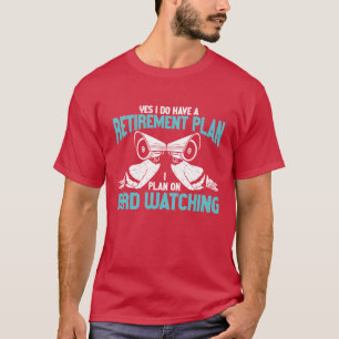 Bird Watching Cute Bird Lover friend retro T-Shirt