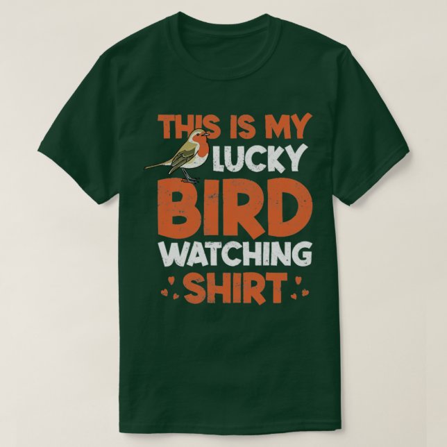 Bird Watching Gift  T-Shirt (Design Front)