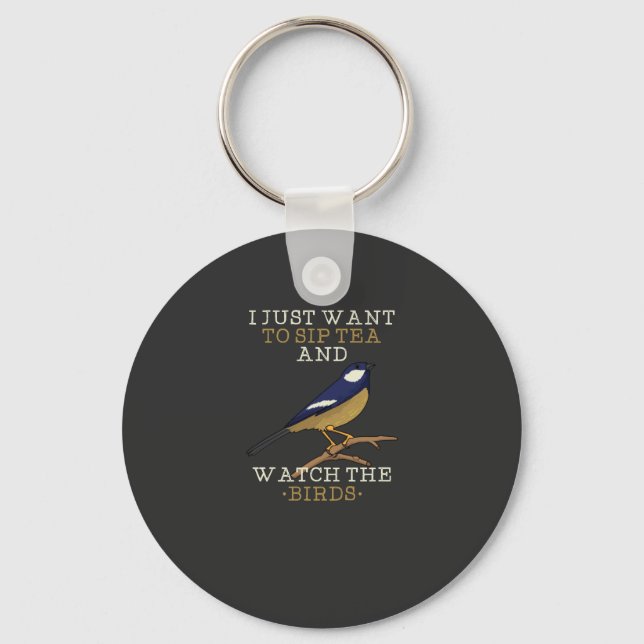 Bird Watching Key Ring (Front)