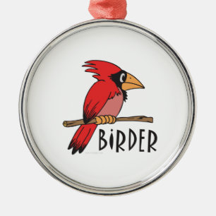 Bird Watching Metal Tree Decoration