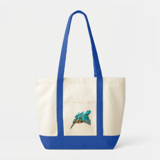 Bird Watercolor Illustration Canvas Tote Bag