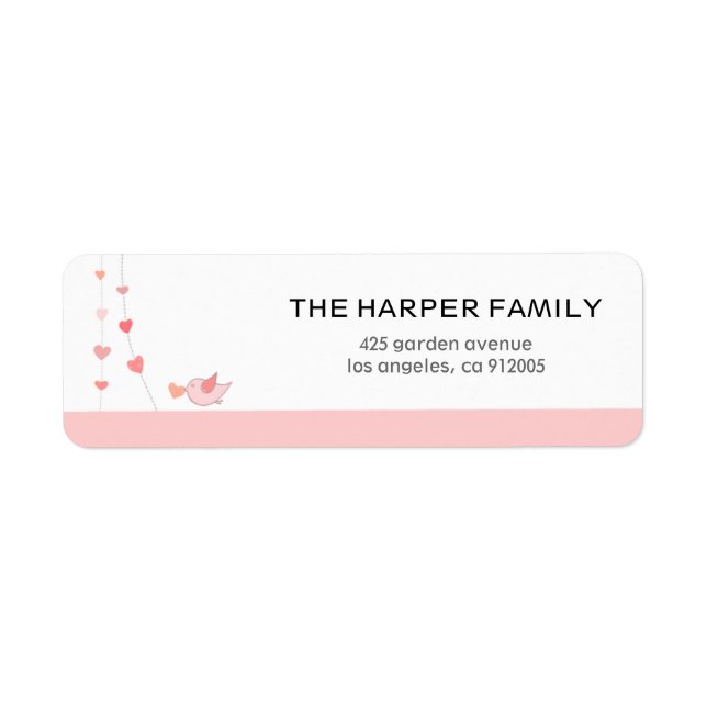 Bird with a heart Valentine's Day (Front)