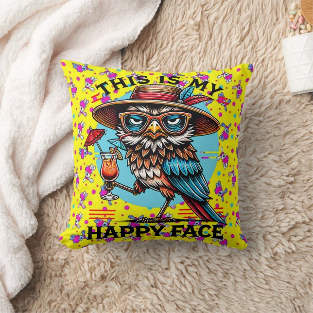Bird with a Twist Cushion (Blanket)