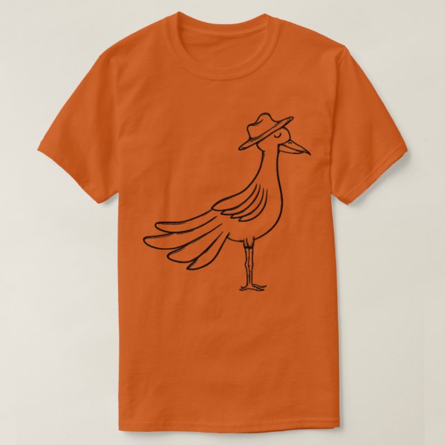 Bird with hat  1  T-Shirt (Design Front)