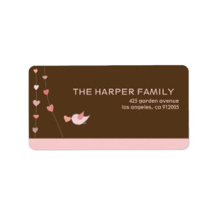 Bird with heart - Valentine's Day stickers