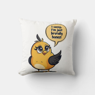 Bird With Opinions Cushion