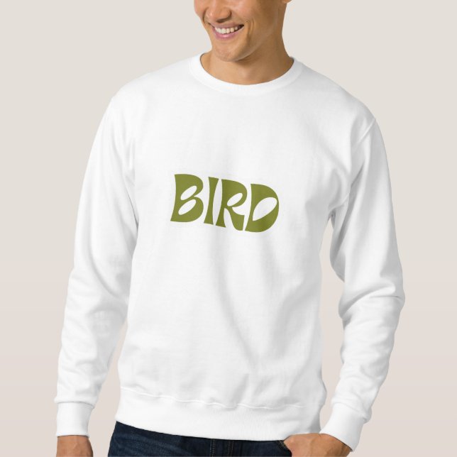 "Bird Word" Aesthetic Men's T-Shirt Sweatshirt (Front)