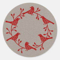 Bird Wreath Modern Scandinavian Style