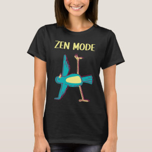 Bird Yoga Animals Workout Calm Zen T-Shirt