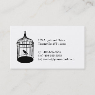 Birdcage business card
