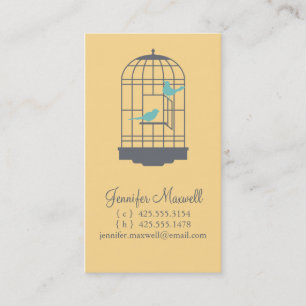 Birdcage Calling Card