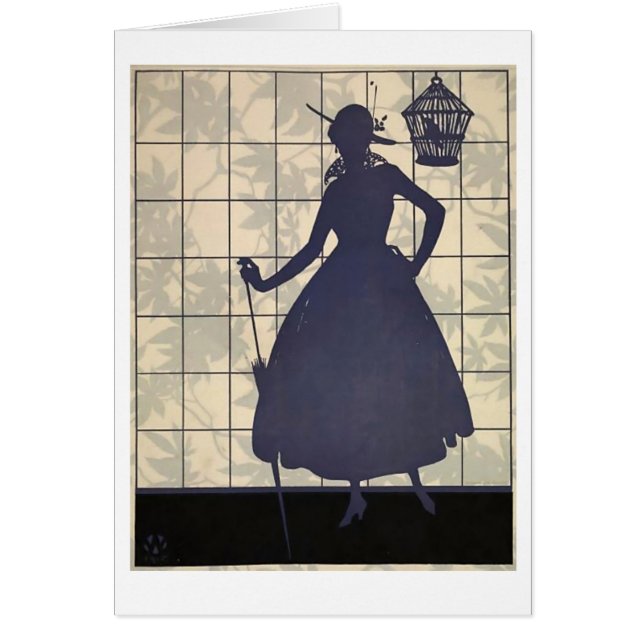 Birdcage silh. card (Front)