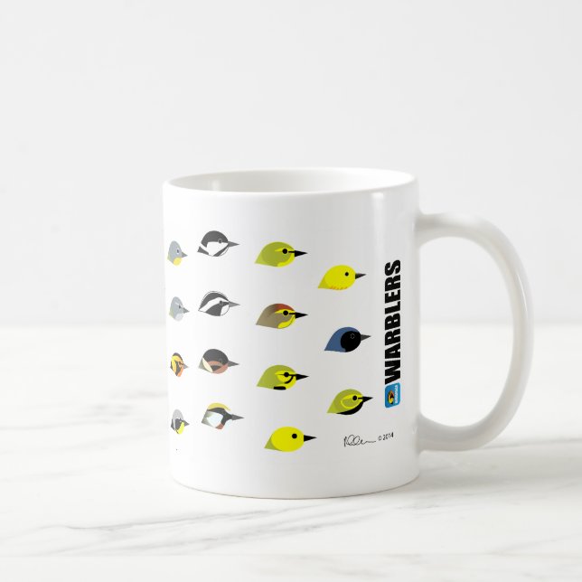 BirdFace Warbler Mug (Right)
