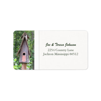 Birdhouse Address Labels