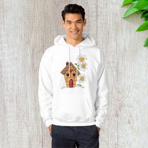 Birdhouse And Flowers Hoodie