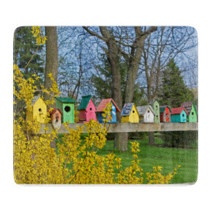 Birdhouse Boulevard  Cutting Board