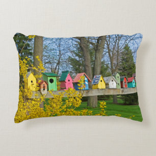 Birdhouse Boulevard  Decorative Cushion