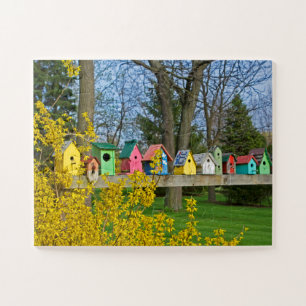 Birdhouse Boulevard Jigsaw Puzzle
