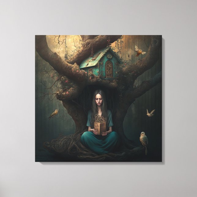 Birdhouse Dreams Canvas Print (Front)