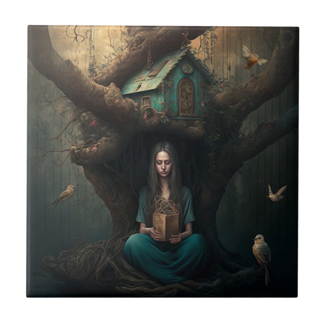 Birdhouse Dreams Tile (Front)