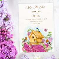 Birdhouse floral wedding