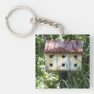 Birdhouse Key Ring