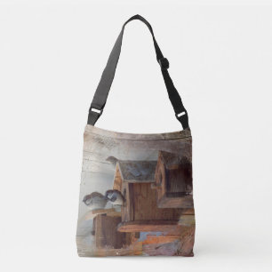 Birdhouse Row tote