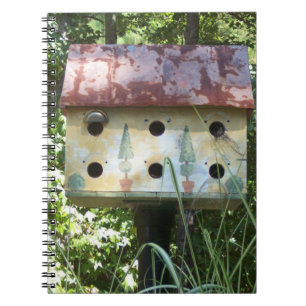 Birdhouse Spiral Notebook