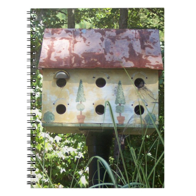 Birdhouse Spiral Notebook (Front)