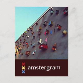Birdhouses Amstergram Postcard