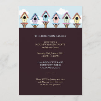 Birdhouses | Housewarming Party Invitation