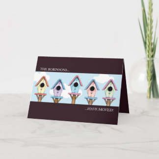 Birdhouses | New Address Announcement Card