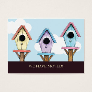 Birdhouses We Have Moved Mini Announcement