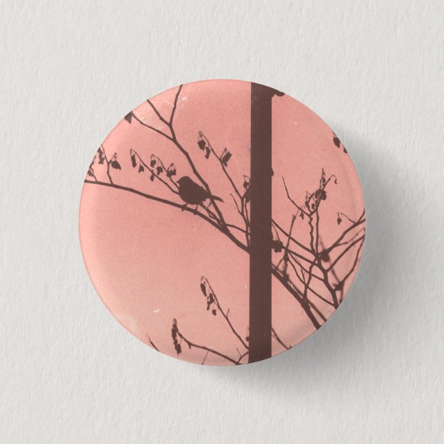 Birdie 3 Cm Round Badge (Front)