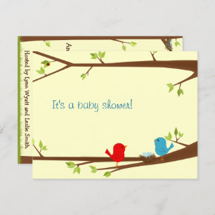 Birdie Baby Shower Invitation