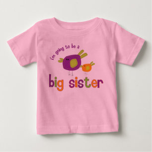 birdie big sister back baby T-Shirt