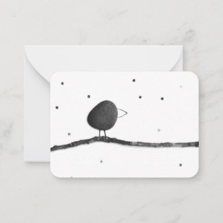 Birdie, Branch, Raindrops Card