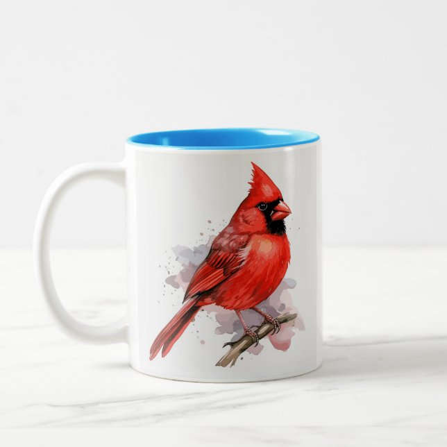 Birdie Collection Two-Tone Coffee Mug (Left)