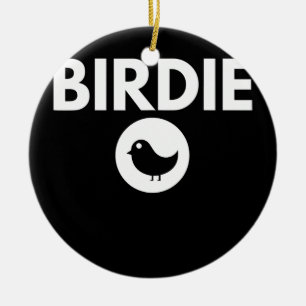 Birdie Golf Ceramic Tree Decoration