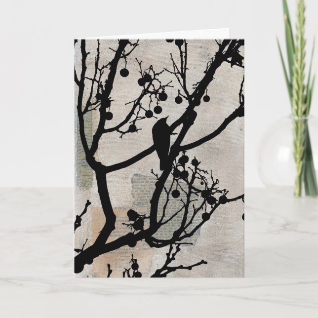 Birdie Mixed Media Card (Front)