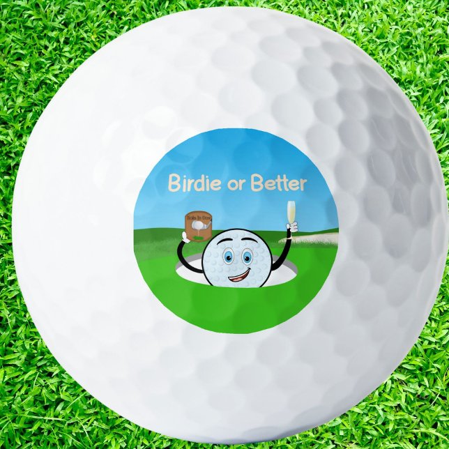 Birdie or Better Golf Ball Celebrating Hole in One (Creator Uploaded)