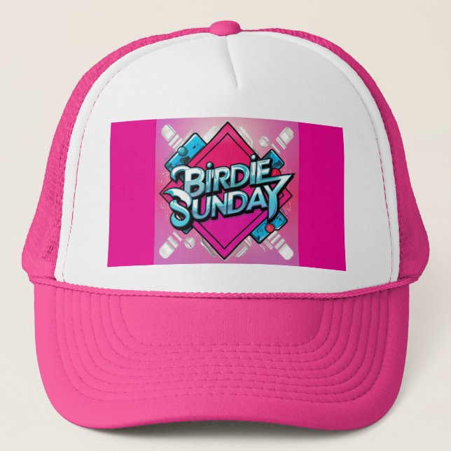 Birdie Sunday 7 Trucker Hat (Front)
